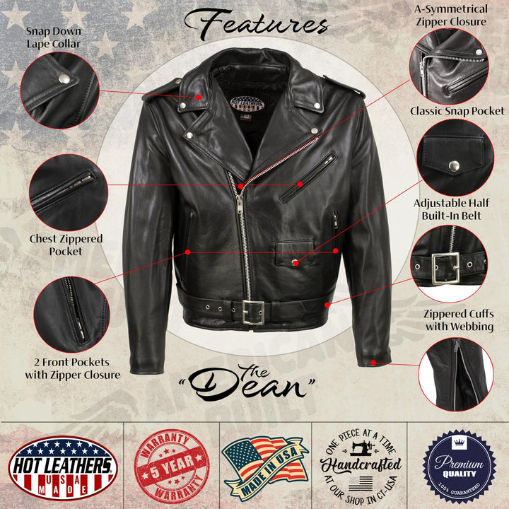 Hot Leathers JKM5009 USA Made Men&