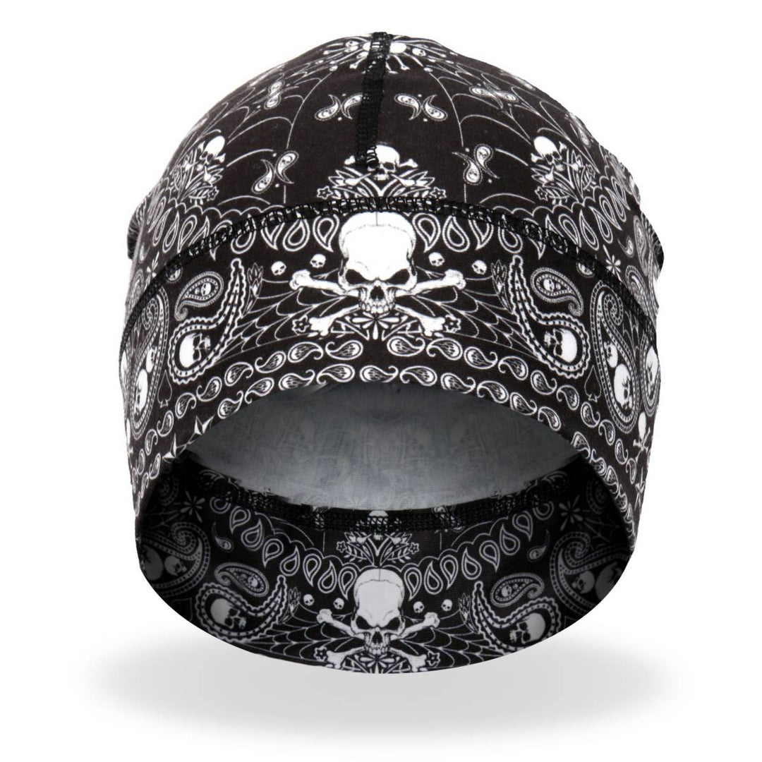 Hot Leathers Skull Paisley Helmet Liner KHC4007