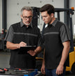MMCC Men's Gear Head Classic Mechanic Button Up Shirt - Dual Chest Pockets - Microfiber Panel - Rider Ready - MMC16011