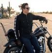 Milwaukee Leather Men’s Two-Tone CE Armored Flannel - Solid Front / Plaid Back - Reinforced w/ Aramid Fibers - MPM1673