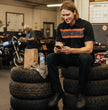 MMCC Men's Petrol Classic Mechanic Button Up Shirt - Dual Chest Pockets - Microfiber Panel - Rider Ready - MMC16006