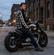 Milwaukee Leather Men’s Splitline Tundra 2-Tone CE Armored Protective Flannel - Kevlar® Reinforced - MPM1673
