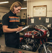 MMCC Men's Petrol Classic Mechanic Button Up Shirt - Dual Chest Pockets - Microfiber Panel - Rider Ready - MMC16006