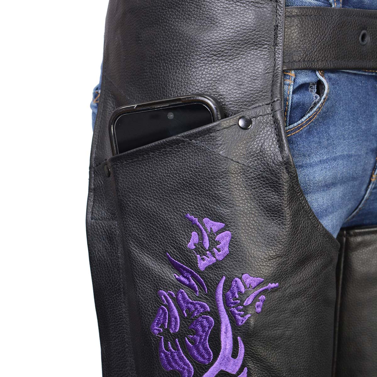 Milwaukee Leather Women's Leather Chaps - LKL16702
