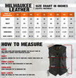 Milwaukee Leather Women's Mistress Black Side Lace Leather Motorcycle Vest - LKL4714