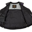 Milwaukee Leather Women's Gemma Black/Purple Leather Motorcycle Vest with Side Laces - LKL4717