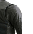 Milwaukee Leather Men's Chaos Black Leather Motorcycle Jacket w/ CE Armor, Reflective Panels, Vents - LKM17022