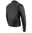 Milwaukee Leather Men's The Legend Classic Brando Black Premium Leather Motorcycle Jacket - LKM1781