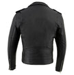 Milwaukee Leather Men's The Legend Classic Brando Black Premium Leather Motorcycle Jacket - LKM1781