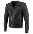 Milwaukee Leather Men's The Legend Classic Brando Black Premium Leather Motorcycle Jacket - LKM1781