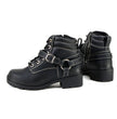 Milwaukee Motorcycle Clothing Company MB228 Paragon Leather Women's Black Motorcycle Boots