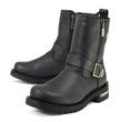 MMCC MB407 Men's Afterburner Black Leather Biker Boots - Riding Footwear