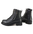 MMCC MB408 Men's Accelerator Black Leather Biker Boots - Riding Footwear