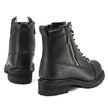 MMCC MB408 Men's Accelerator Black Leather Biker Boots - Riding Footwear