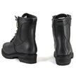 MMCC MB416 Men's Trooper Black Leather Biker Boots - Riding Footwear