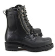MMCC MB416 Men's Trooper Black Leather Biker Boots - Riding Footwear