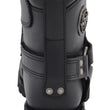 Milwaukee Leather Women's Black Leather 8-Inch Lace-Up Motorcycle Harness Boots with Side Zipper MBL9302