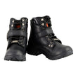 Milwaukee Leather MBL9310 Women's Lace-Up Black Leather Engineer Motorcycle Rider Boots