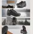 Milwaukee Leather MBL9311 Women's Black Leather Lace-Up Motorcycle Riding Shoes with Anti-Slip Outsole