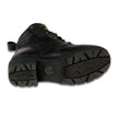 Milwaukee Leather MBL9320W Women's Black Premium Leather Wide-Width Lace-Up Motorcycle Rider Boots