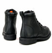 Milwaukee Leather MBL9322 Women's Premium Black Leather Classic Lace-Up Motorcycle Riding Biker Boots