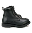 Milwaukee Leather MBL9322 Women's Premium Black Leather Classic Lace-Up Motorcycle Riding Biker Boots