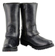 Milwaukee Leather Women's 11-Inch Distressed Grey Classic Harness Square Toe Leather Boots MBL9362
