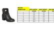 Milwaukee Leather Women's Short Black Fashion Boots w/ Side Zipper and Triple Buckle Adjustment MBL9405