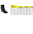 Milwaukee Leather MBL9433 Women's Black Triple Buckle Strap Fashion Riding Boots with Block Heel