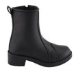 Milwaukee Leather MBL9485 Women's Premium Black Leather 'Clean Riding' Motorcycle Fashion Rider Boots with Toe Cap