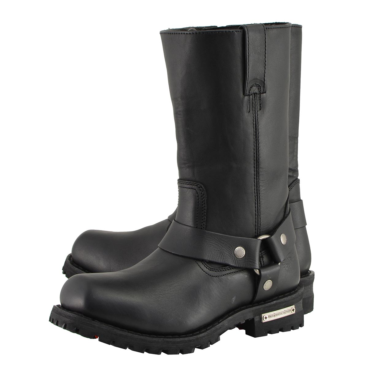 Milwaukee Leather Men’s Outback Classic Harness Moto Boots, MBM131
