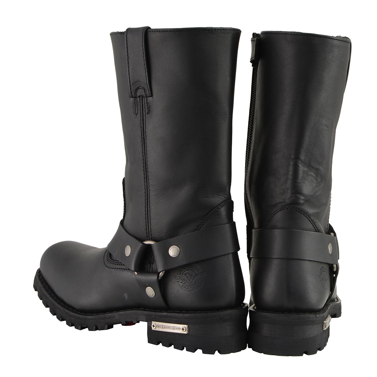 Milwaukee Leather Men’s Outback Classic Harness Moto Boots, MBM131