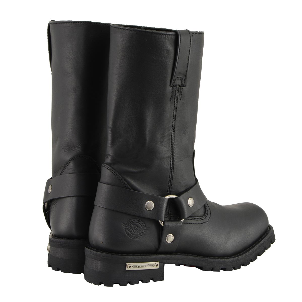 Milwaukee Leather Men’s Outback Classic Harness Moto Boots, MBM131