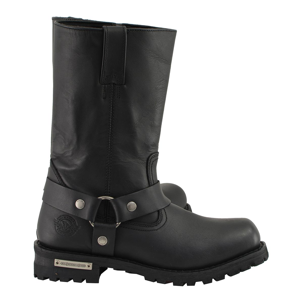 Milwaukee Leather Men’s Outback Classic Harness Moto Boots, MBM131