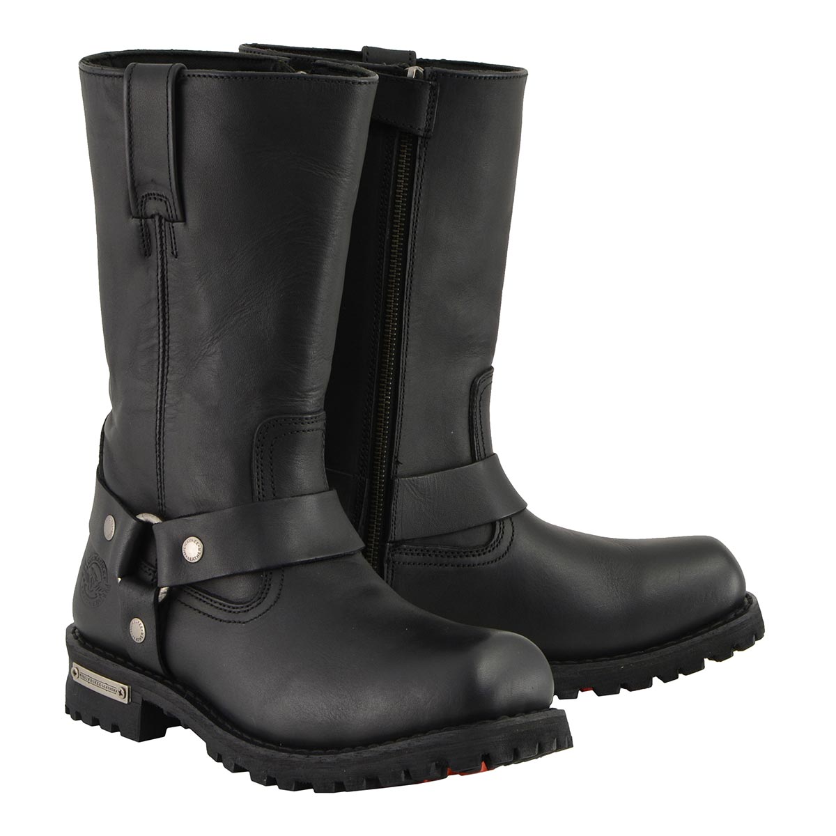 Milwaukee Leather Men’s Outback Classic Harness Moto Boots, MBM131