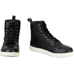 Milwaukee Leather MBM9004WP Men's Waterproof Black Leather Motorcycle Reinforced Street Riding Shoes w/Ankle Support