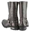 Milwaukee Leather Men's Classic Harness Square Toe Motorcycle Boots