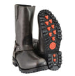 Milwaukee Leather Men's Classic Harness Square Toe Motorcycle Boots