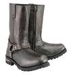 Milwaukee Leather Men's Classic Harness Square Toe Motorcycle Boots