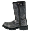 Milwaukee Leather Men's Distressed Gray Leather 11-inch Classic Harness Square Toe Motorcycle Boots MBM9006