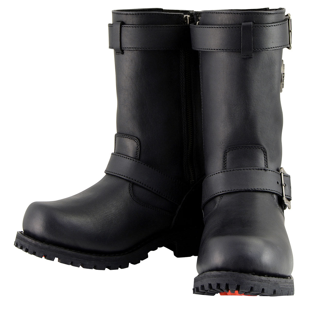 Milwaukee Leather Men's Black Axle Engineer Boots, MBM9020