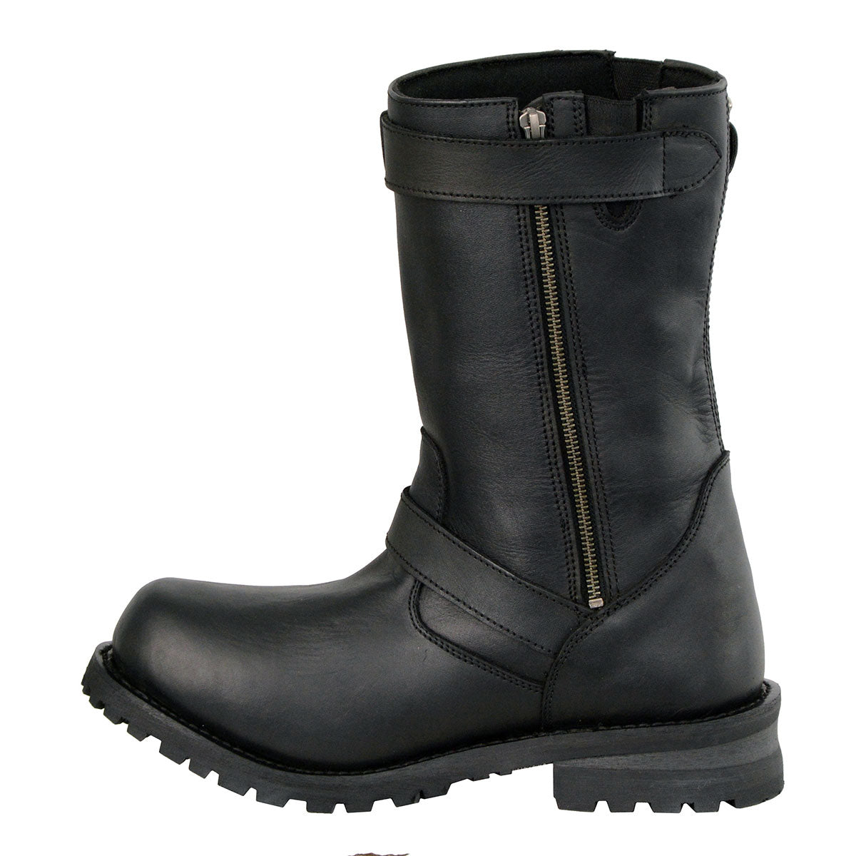 Milwaukee Leather Men's Black Axle Engineer Boots, MBM9020