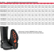 Milwaukee Leather Men's Black Leather Harness Motorcycle Boots with Braid and Riveted Details MBM9025