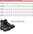 Milwaukee Leather Men's Black Leather 6-inch Lace-Up Motorcycle Biker Rider Boots w/ Zipper Closure MBM9050