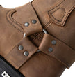 Milwaukee Leather Men's Copper Ridge Brown Suede Motorcycle Harness Boots - MBM9053