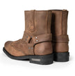 Milwaukee Leather Men's Copper Ridge Brown Suede Motorcycle Harness Boots - MBM9053
