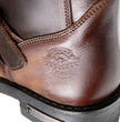 Milwaukee Leather Men's Dark Brown Copper Forge Engineer Boots, MBM9058