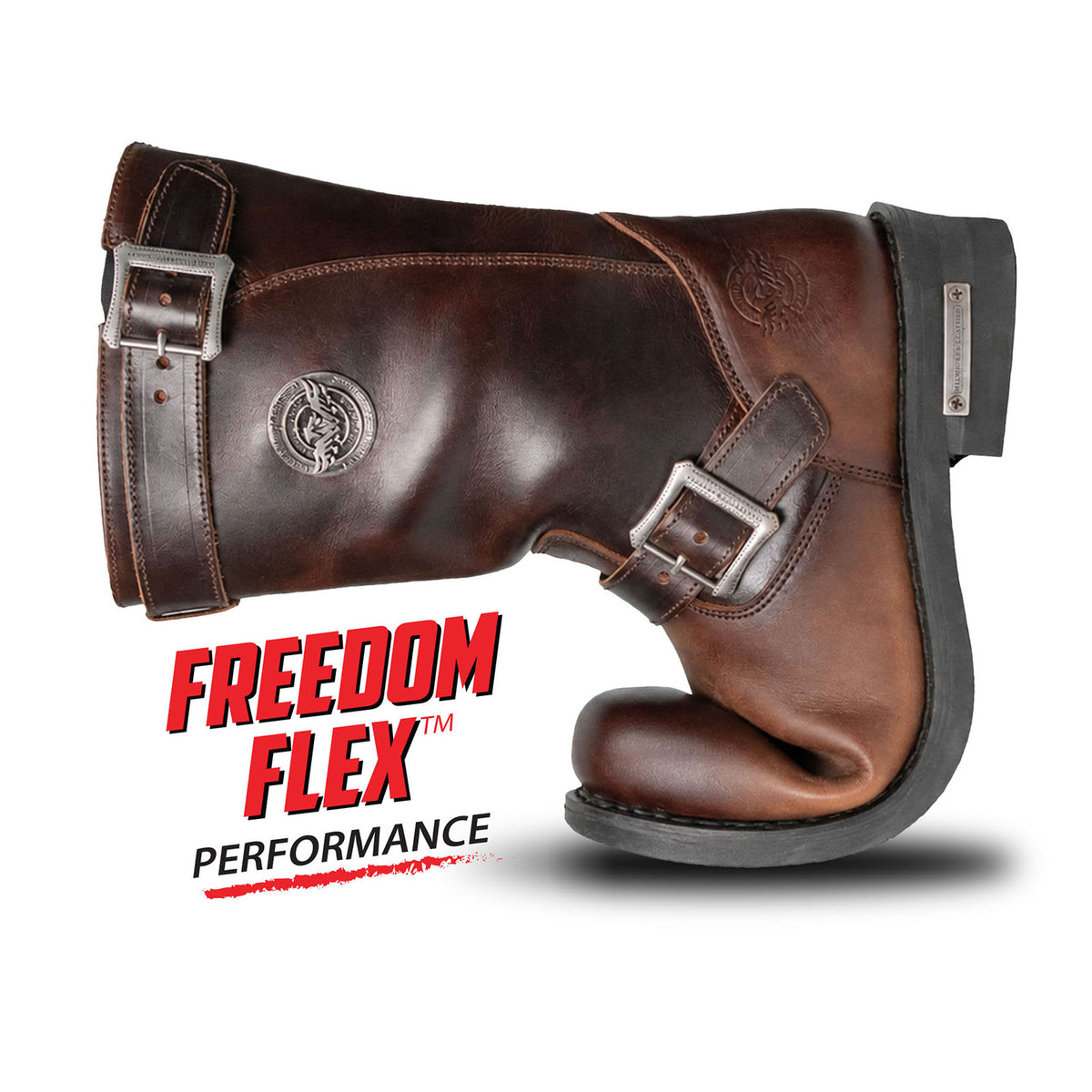 Milwaukee Leather Men's Dark Brown Boots MBM9058