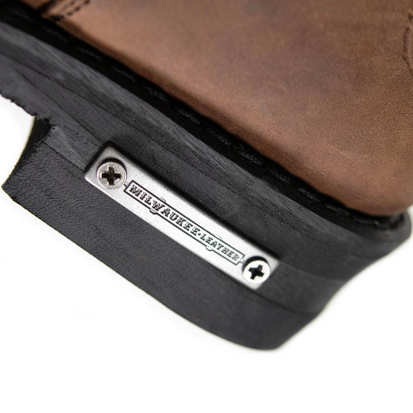 Milwaukee Leather Men's Brown Copper Forge Engineer Boots, MBM9059