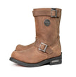 Milwaukee Leather Men's Brown Copper Forge Engineer Boots, MBM9059